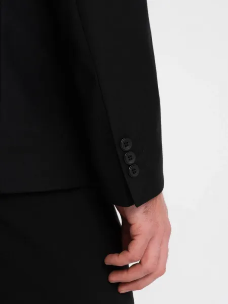 Trendy sako pre pánov čierne