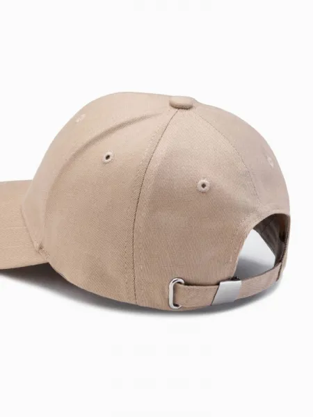 Trendy béžová šiltovka New York H172