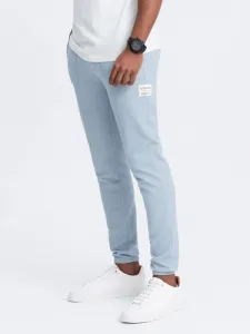 Pánske trendy tepláky svetlo modré
