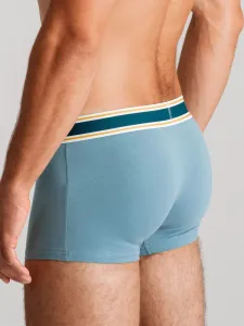 Modré štýlové boxerky unbo-0110 (3ks)