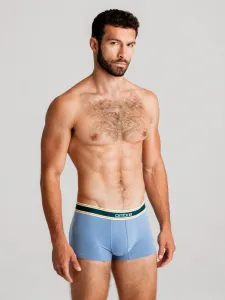 Modré štýlové boxerky unbo-0110 (3ks)