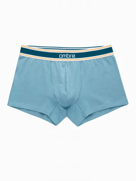 Modré štýlové boxerky unbo-0110 (3ks)