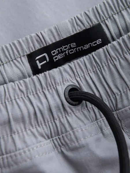 Trendy jogger kapsáčové nohavice pre pánov šedé