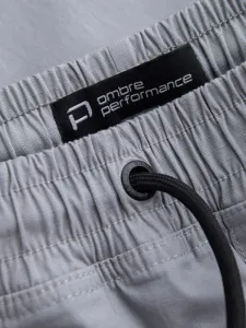 Trendy jogger kapsáčové nohavice pre pánov šedé