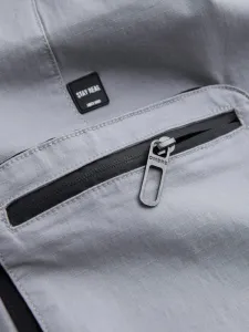 Trendy jogger kapsáčové nohavice pre pánov šedé