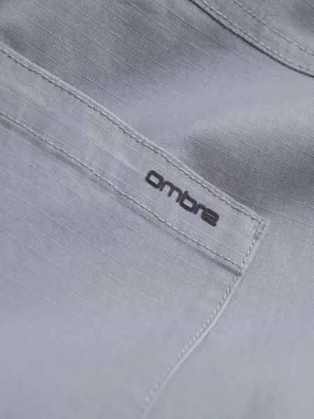 Trendy jogger kapsáčové nohavice pre pánov šedé