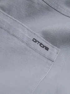 Trendy jogger kapsáčové nohavice pre pánov šedé