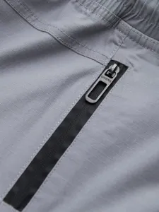 Trendy jogger kapsáčové nohavice pre pánov šedé
