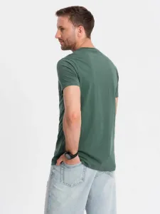 Trendy tričko s nápisom pre mužov zelené