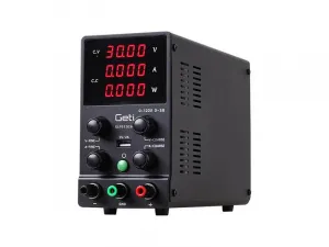 Zdroj laboratorní GETI GLPS1203H  0-120V/ 0-3A