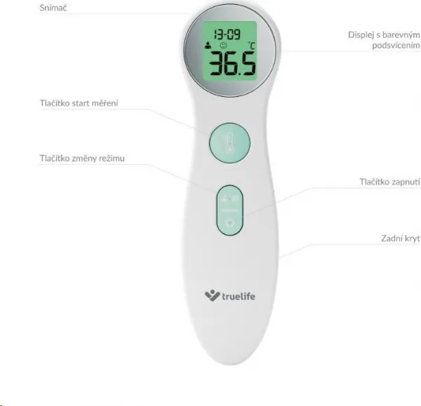 Teplomer TrueLife Care Q6 bezdotykový 8594175356892