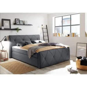 Boxspring posteľ CALGARY antracit 180x200 cm