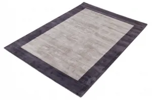 Koberec Blade Border Charcoal strieborný