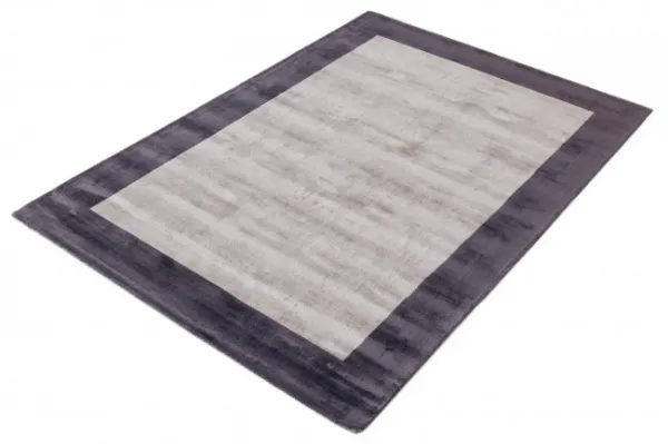 Koberec Blade Border Charcoal strieborný