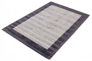 Koberec Blade Border Charcoal strieborný