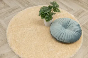 Kúpeľňový koberček Malmo béžový, kruh