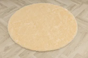 Kúpeľňový koberček Malmo béžový, kruh