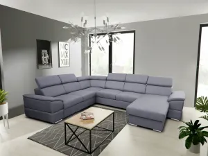 Rozkladacia sedacia súprava JOY U PANORAMIC Látka: LUX 8