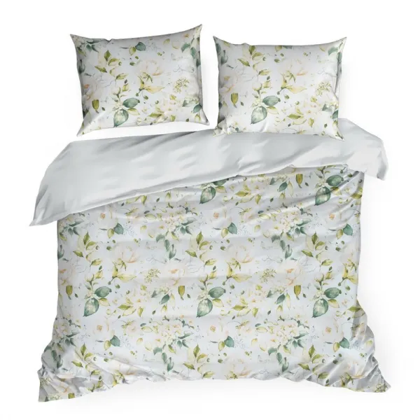 ArtFir Obliečky na jednolôžko SONIA 35 | biela/krémová 140 x 200 cm