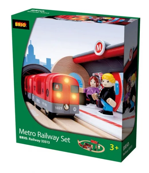 Brio - súprava metra s nástupiskom a koľajami
