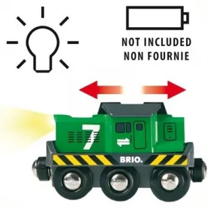 Brio - Elektrická lokomotíva zelená