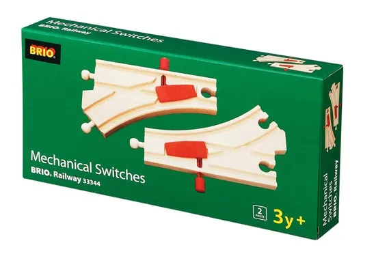 Brio - Výhybky so zarážkou - 1 pár