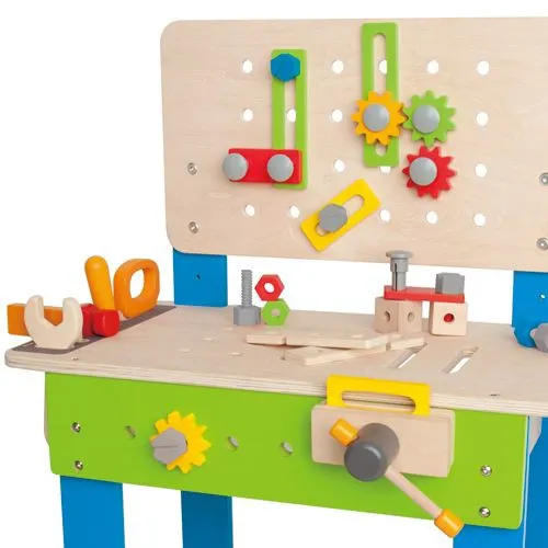 HAPE - Veľký drevený ponk s náradím