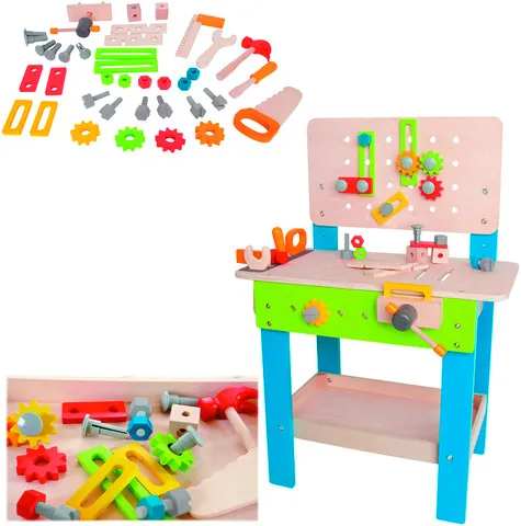 HAPE - Veľký drevený ponk s náradím