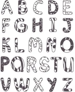 Detské pečiatky StampoMinos - Abeceda veľká