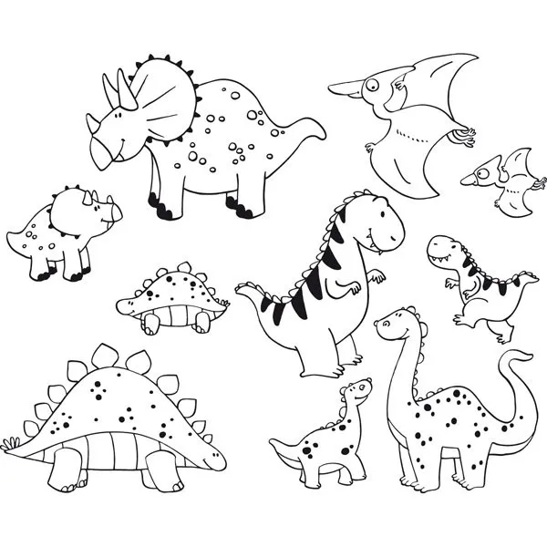 Detské pečiatky StampoMinos - Dinosaury