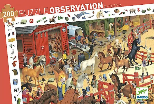 Puzzle – konská jazdiareň – 200 ks