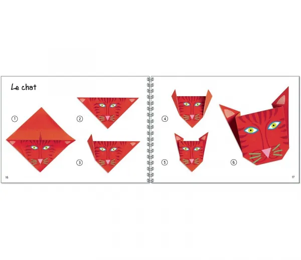 Origami Hlavičky zvieratiek