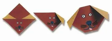 Origami Hlavičky zvieratiek