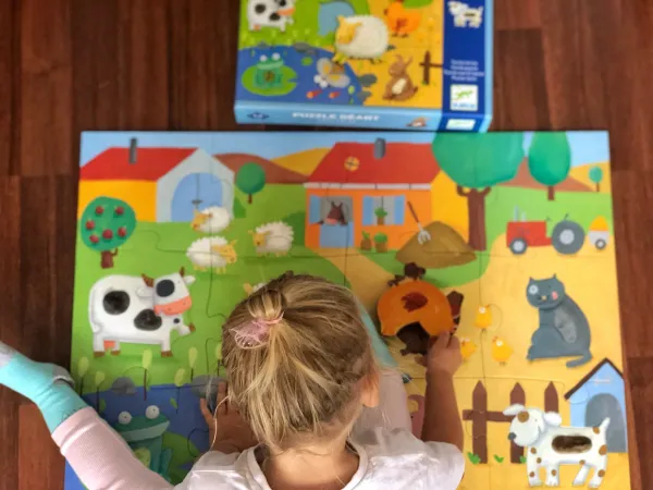 Djeco Puzzle hmatové Farma 20 dielikov