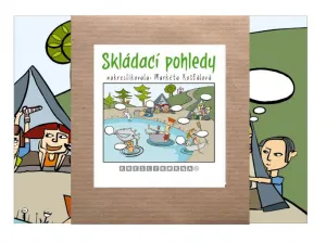 Skladacie pohľadnice farebné- Rybník