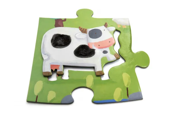 Djeco Puzzle hmatové Farma 20 dielikov