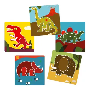 Kresliace šablóny – Dinosaury