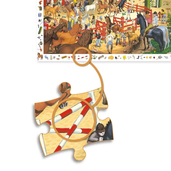 Puzzle – konská jazdiareň – 200 ks