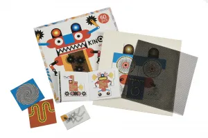 Djeco Puzzle kinoptik Roboti 60 dielikov