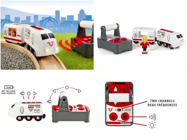 Brio - Elektrický vláčik - súprava na diaľkové ovládanie