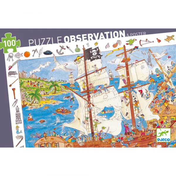 Puzzle – Piráti – 100 ks