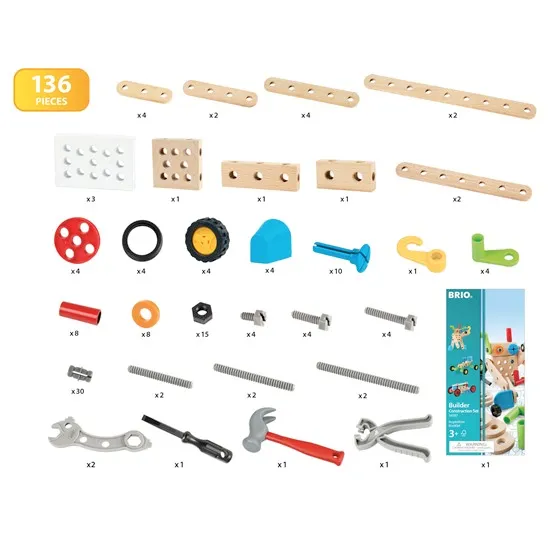 Brio Builder - konštrukčný set 135 ks