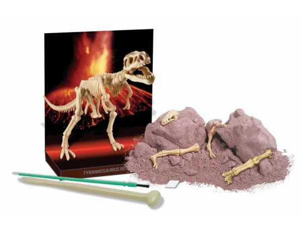 Vykopávka Tyranosaura rexe so skladacou kostrou
