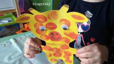 Výtvarná hra – maľovanie valčekom – zvieratá