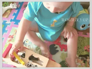 WOODY - Kamión s vkladacími tvarmi - zvieratká