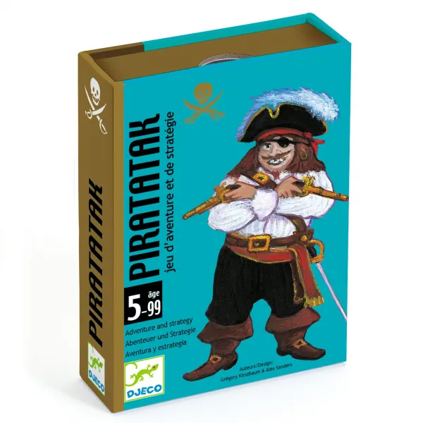 Balíček pre malých pirátov - karty, puzzle, výroba pirátskej šable