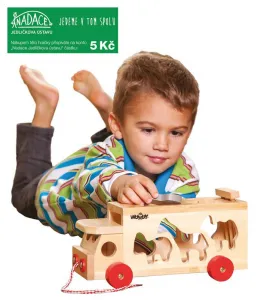 WOODY - Kamión s vkladacími tvarmi - zvieratká