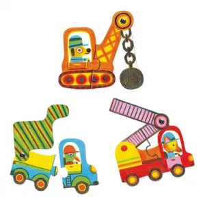 Puzzle Duo – Pohyblivé autá
