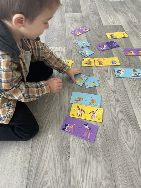 Djeco Puzzle duo Protiklady 24 dielikov