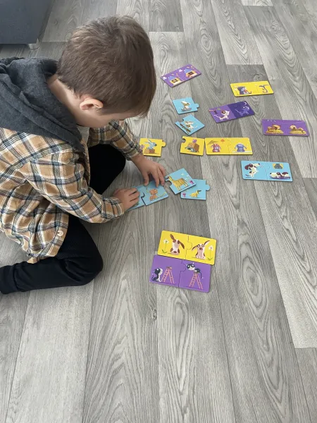 Djeco Puzzle duo Protiklady 24 dielikov